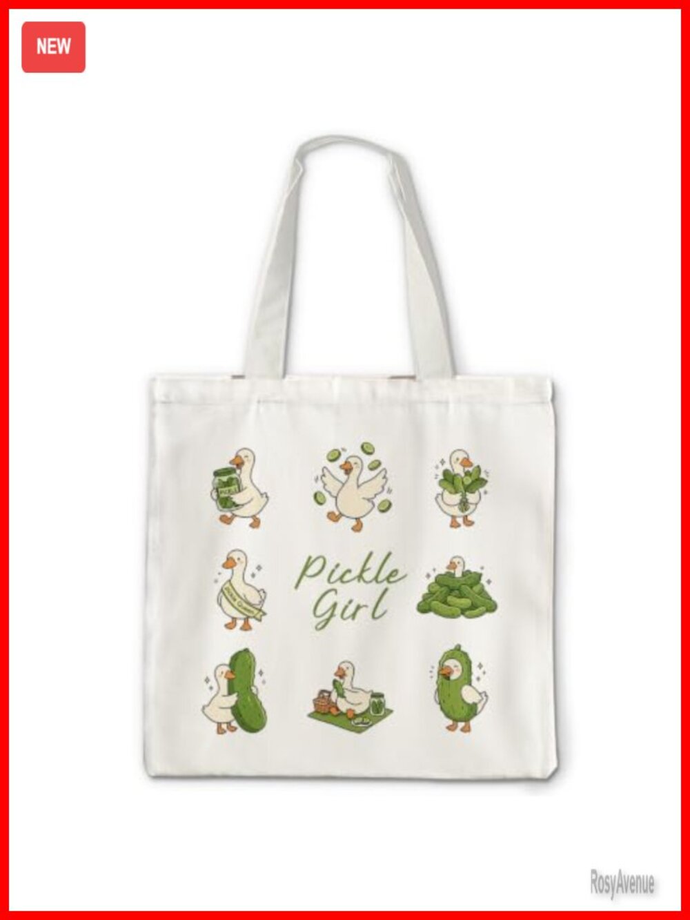 Canvas Tote Bag Foldable Lightweight Shoulder Bag for Shopping Beach Travel